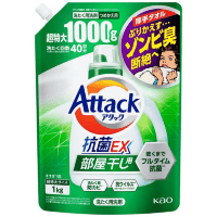Kao Attack EX - Концентрированный Био гель для стирки белья для всех типов ткани с антибактериальным эффектом.