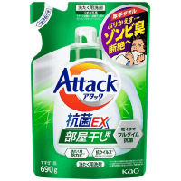 Kao Attack EX - Концентрированный Био гель для стирки белья для всех типов ткани с антибактериальным эффектом.