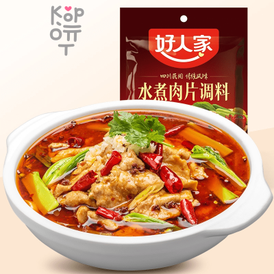 Haorenjia Fish flavored seasoning for shredded pork Sauce dressing - Набор овощей и специй для супа с ломтиками вареной свинины, 100гр.