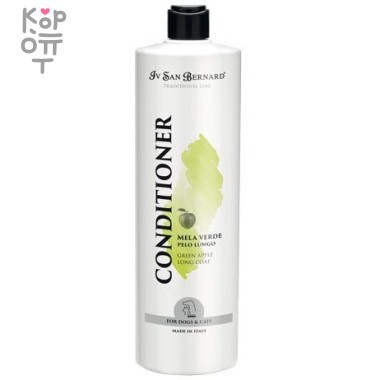 ISB Traditional Line Green Apple Кондиционер для длинной шерсти 1 л — Корейские товары для всей семьи(КорОпт)
