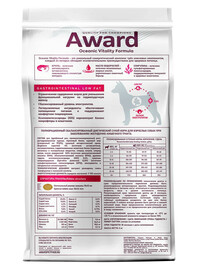 AWARD Veterinary Diet Gastrointestinal Low Fat Диетический корм для взрослых собак при заболеваниях желудочно-кишечного тракта