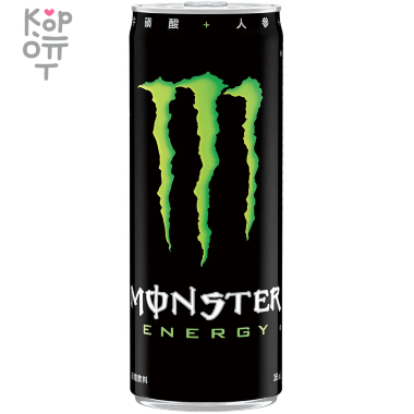Газированный энергетический напиток Monster Energy Original, 330мл. &mdash; Корейские товары для всей семьи(КорОпт)