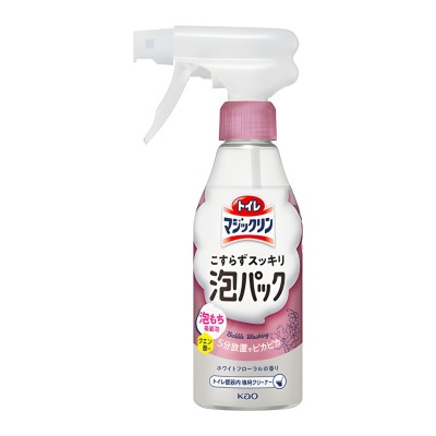 KAO Моющее и чистящее средство "Magicclean" для туалета (спрей для удаления и предотвращения загрязнений в чаше унитаза / белые цветы) 300 мл