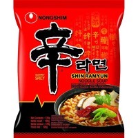 NONGSHIM Shin Ramyun Лапша сублимированная Шин Рамен, острая с говядиной, мягкая упаковка, 120 г