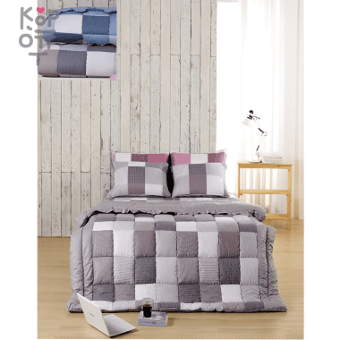 Одеяло демисезонное DOT FALL 180x220, 4017 &mdash; Корейские товары для всей семьи(КорОпт)