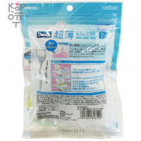 EBISU Everyday Y-shaped Dental Floss - Флоссер c ЛЕНТОЧНОЙ зубной нитью на короткой Y-образной ручке 30шт.