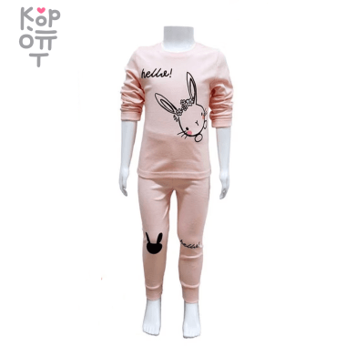 Пижама для девочек Hello Rabbit, Ю.Корея. — Корейские товары для всей семьи(КорОпт)
