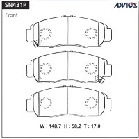 PF-8445/AN613WK/D5100M/SN431P ADVICS - Тормозные колодки
