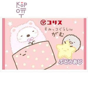 Coris Sumikko Gurashi Chewing Gum - Жевательная резинка Сумиккогураши со вкусом Винограда 6гр.