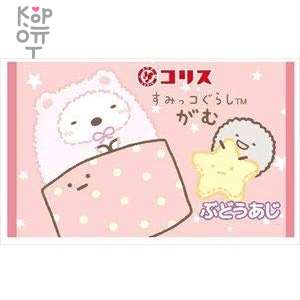 Coris Sumikko Gurashi Chewing Gum - Жевательная резинка Сумиккогураши со вкусом Винограда 6гр. &mdash; Корейские товары для всей семьи(КорОпт)