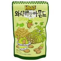 Hbaf Wasabi Almond - Миндаль со вкусом васаби, Корея.