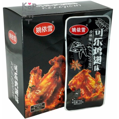 Снек Kunlong Food - Вегетарианские куриные крылья, острый вкус, 26гр.