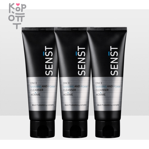 Medi Flower Homme & Senst Once Shaving Cleanser Foam - Пена мужская для бритья и умывания 120мл., купить с доставкой на дом фото 1 — Корейские товары для всей семьи(КорОпт)
