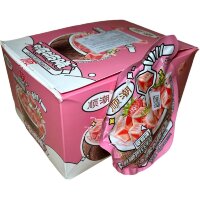 Кокосовый напиток Youweike с кусочками и вкусом клубники, 70гр.