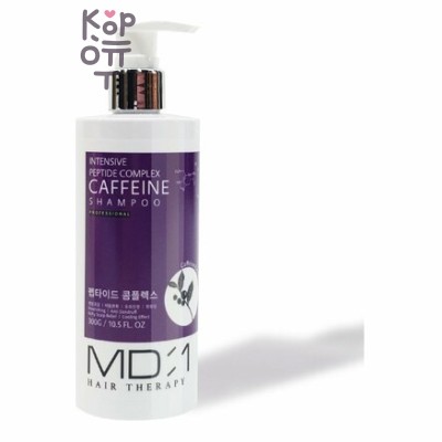 Med B MD:1 Intensive Peptide Complex Caffeine Shampoo - Пептидный шампунь с экстрактом кофеина, 300 мл