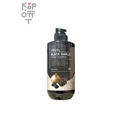 Meloso rb BLOOMY Black Garlic Scalp Shampoo — Шампунь, для волос с экстрактом Черного Чеснока, 500 г