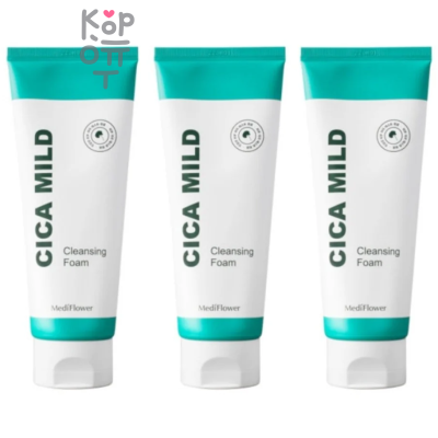 Medi Flower Cica Mild Cleansing Foam - Мягкая пенка для умывания с Центеллой 150мл.