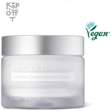 mixsoon Premium Galactomyces Cream - Премиальный крем для тусклой кожи с Галактомисисом  50мл.  — Корейские товары для всей семьи(КорОпт)