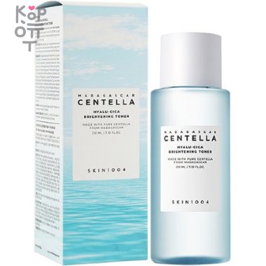 Skin1004 Madagascar Centella Hyalu-Cica Brightening Toner - Увлажняющий тонер для сияния кожи — Корейские товары для всей семьи(КорОпт)
