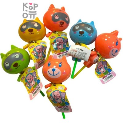 Карамель Cute Pet Plan Звери в масках, наполненная леденцами со вкусом спелых фруктов