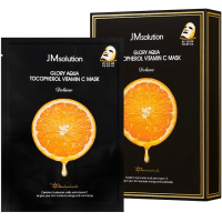 JMsolution Glory Aqua Tocopherol Vitamin C Mask - Тканевая маска для выравнивания тона лица с витамином С, 30мл.