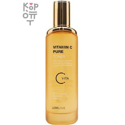 Lebelage Vitamin C Pure Toner - Тонер для сияния кожи с витамином С и транексамовой кислотой 120 мл