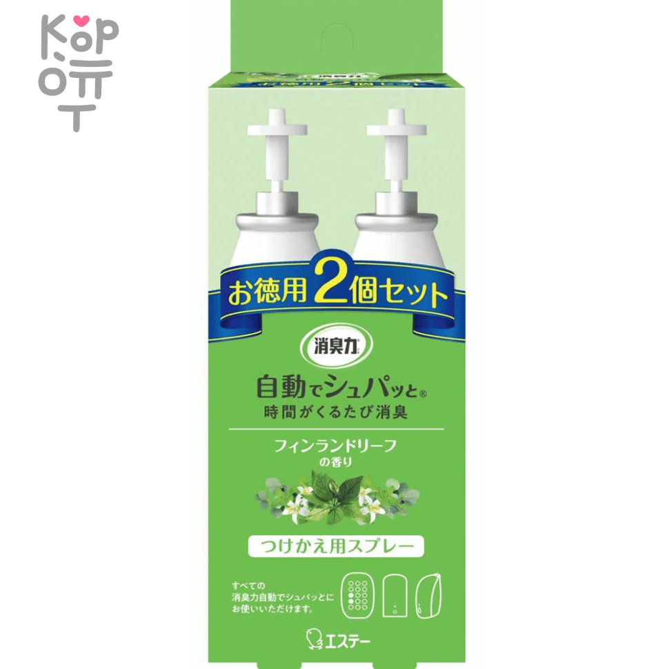 ST Shupatto Shoushuu plug - Освежитель воздуха автоматический 39мл*2шт. (запасной блок) , купить с доставкой на дом фото 1 — Корейские товары для всей семьи(КорОпт)