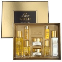 LAYDAY 24k Gold Luxury Skin Care 6-piece Set - Набор уходовой косметики антивозрастной из 24-каратного Золота.