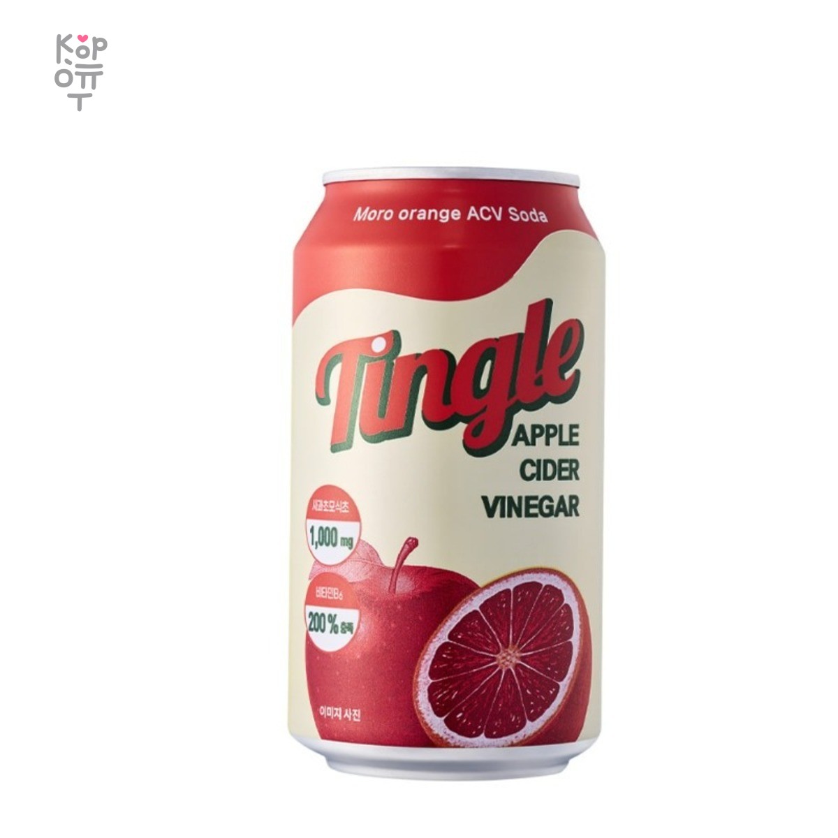 ILHWA Tingle Moro orange ACV Soda — Напиток безалкогольный газированный, вкус красного апельсина, 350 мл