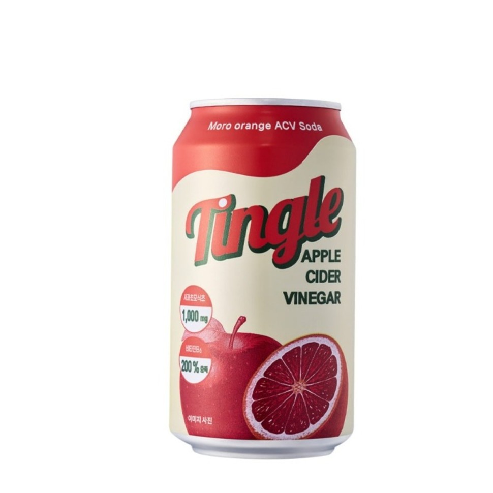 ILHWA Tingle Moro orange ACV Soda — Напиток безалкогольный газированный, вкус красного апельсина, 350 мл