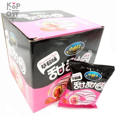 AHDI - Пончики с начинкой со вкусом Клубники — Корейские товары для всей семьи(КорОпт)