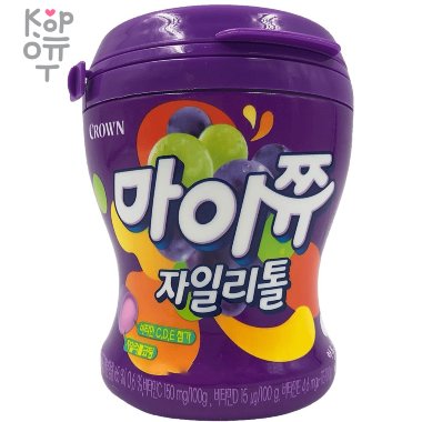 Crown My Chew Grape - Жевательные конфеты со вкусом Винограда — Корейские товары для всей семьи(КорОпт)