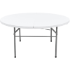 ZhuoLi Стол пластиковый круглый для кейтеринга, складной, 152см, купить с доставкой на дом фото 7 — Корейские товары для всей семьи(КорОпт)