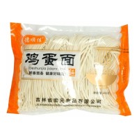 Яичная лапша Deshunjia Lamian, круглая, тонкая, 400гр.