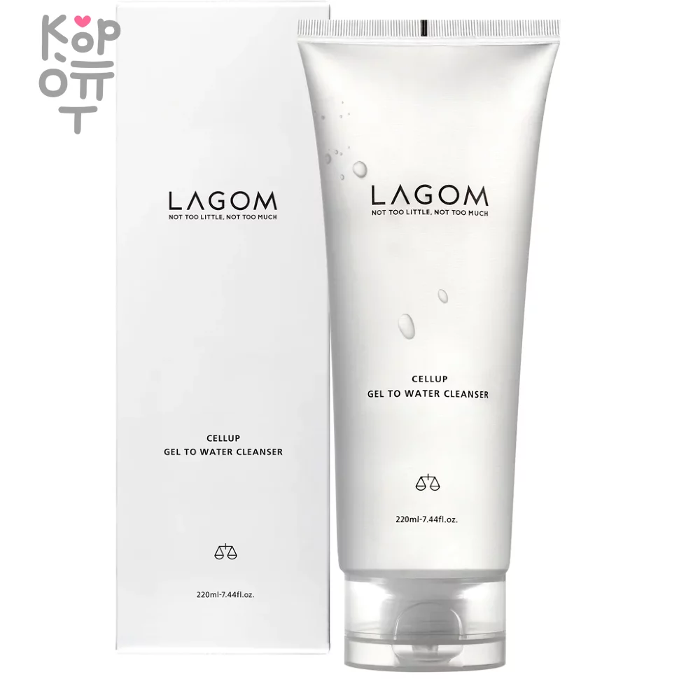 Lagom Cellup Gel To Water Cleanser - Успокаивающий мягкий гель для умывания 170мл. фото 1 &mdash; Корейские товары для всей семьи(КорОпт)
