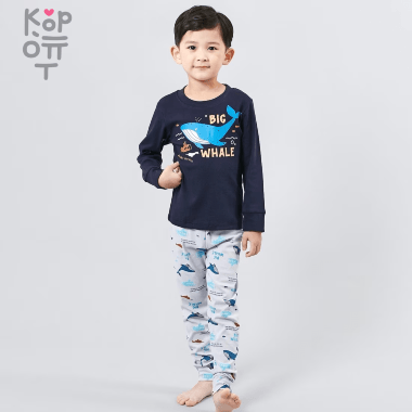 Пижама для мальчиков Big Whale, Ю.Корея.  — Корейские товары для всей семьи(КорОпт)