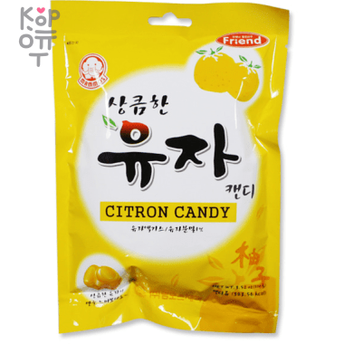 Mammos Citron Candy - Карамель цитроновая, 80гр. — Корейские товары для всей семьи(КорОпт)