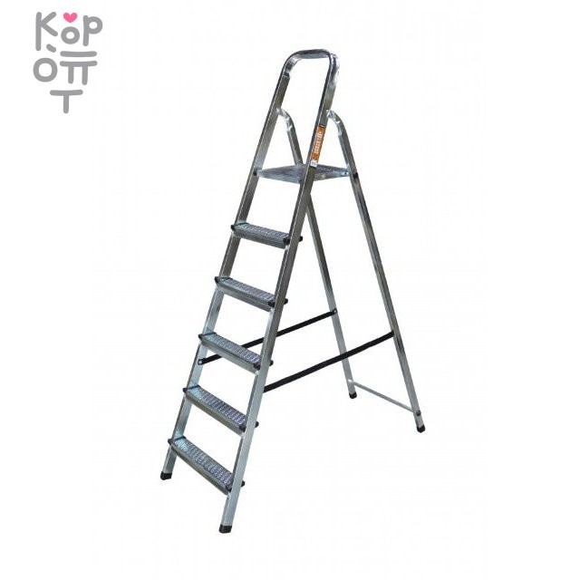 Стремянка стальная ВИХРЬ СС 1х6, купить с доставкой на дом фото 1 — Корейские товары для всей семьи(КорОпт)