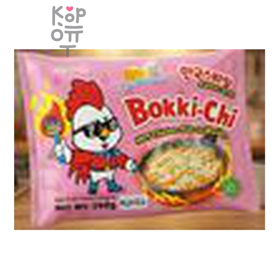 Лапша сублимированная Bokki-Chi 140 г со вкусом острой курицы «Карбонара», 1*40 м/у, шт