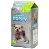 Neo Loo Life NEOOMUTSU Подгузники для домашних животных, размер S (3-6кг.), 16шт.