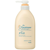 KAO Merit Mild Acidic Conditioner for Hair & Scalp - Кондиционер для волос  для чувствительной кожи головы, склонной к перхоти и зуду, препятствующий оседанию пыли «Успокаивающий и увлажняющий».