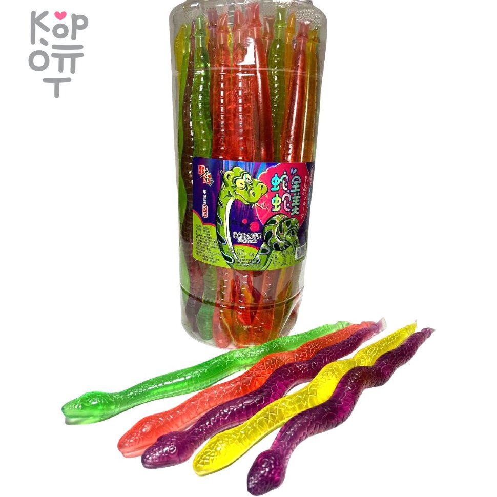 Питьевое Фруктовое желе Snake Fresh Juice - Фруктовый напиток Змея с фруктовым вкусом, купить с доставкой на дом фото 1 — Корейские товары для всей семьи(КорОпт)