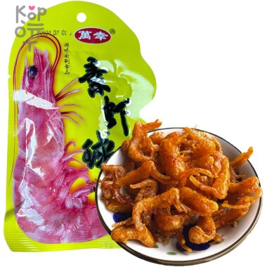 Снэк SuXiaQin Креветки вяленные — Корейские товары для всей семьи(КорОпт)