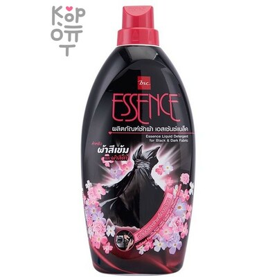 LION Essence Black & Dark - Гель для стирки суперконцентрат 960 мл, Для черного белья