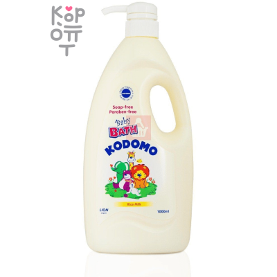 LION Kodomo Family Rice Milk Shower Cream - Крем для душа с экстрактами чистого рисового молока 1000мл.