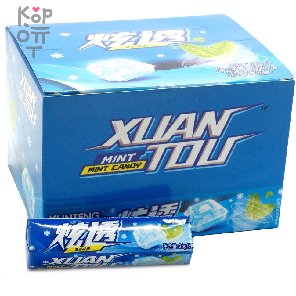 Освежающая Карамель Kunteng Xuanlou Выпендрежная Мятная, купить с доставкой на дом фото 1 &mdash; Корейские товары для всей семьи(КорОпт)