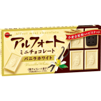 Bourbon Alfort Mini Chocolate Vanilla White - Ароматный какао-бисквит с белым шоколадом с семенами ванили, 55гр.