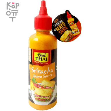 Real Thai Sriracha Mayo Sauce - Соус Шрирача Майо 250гр. — Корейские товары для всей семьи(КорОпт)
