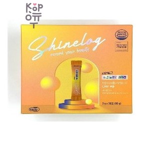DayClip ShineLog Lemon Glow Collagen — Питьевой коллаген с лимонным вкусом, 3 г × 30 шт
