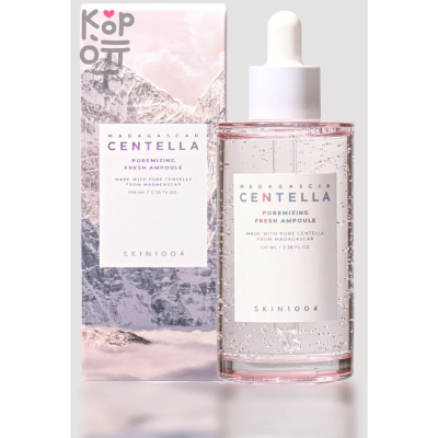 Skin1004 Madagascar Centella Poremizing Fresh Ampoule - Укрепляющая ампула для сужения пор 30мл.